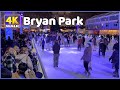 【4K】WALK Bryant Park  Christmas in NEW YORK City NYC USA NY