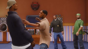 Big Bear Beats Down B Dup - GTA San Andreas Definitive Edition