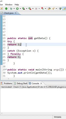 #java Will finally block executes when we use return statement in try ...