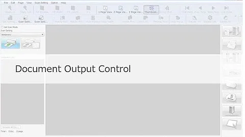 Panasonic "Image Capture Plus" Demo - Document Output Control
