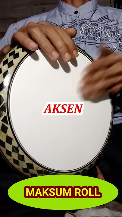 Belajar NGEROLL darbuka RUMUS #darbuka MAKSUM