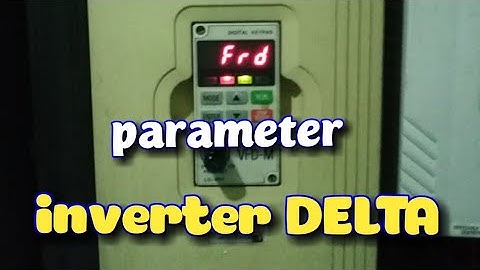 Cara setting Inverter DELTA VFD-M 3.7 KW