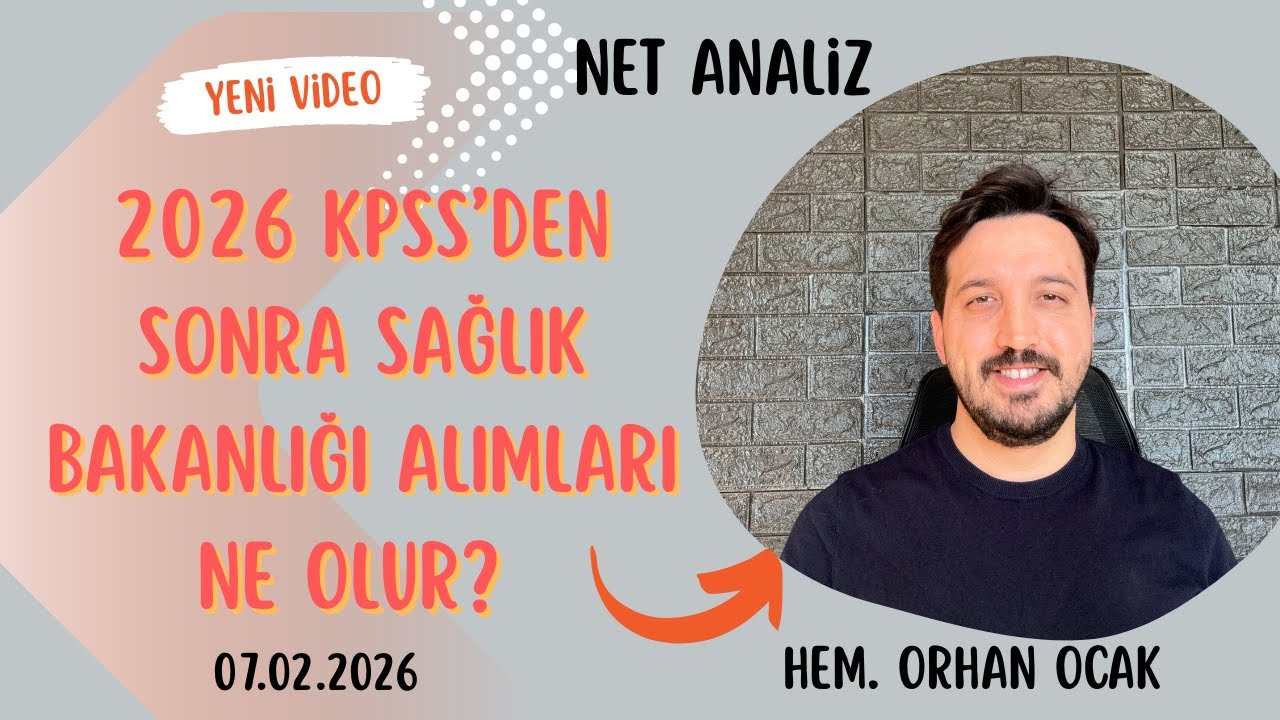 Что произойдет с набором персонала в Министерство здравоохранения после экзамена KPSS 2026 года? ...