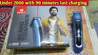 Havells bt6201 Cord & Cordless Beard trimmer Unboxing & Review in hindi | Havells trimmer under 2000