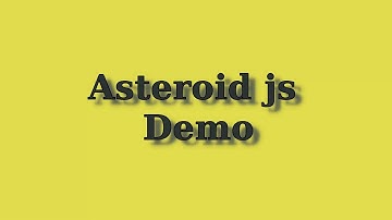 asteroid js demo