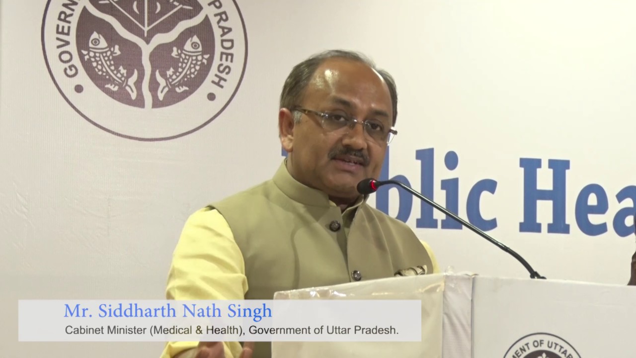 Workshop on Public Health in UP: Keynote Address of Siddharth Nath Singh