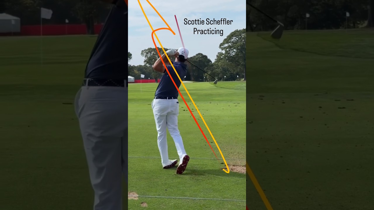 @scottie.scheffler Practice Session Made with shashot app. Credits by @lkd_golf 