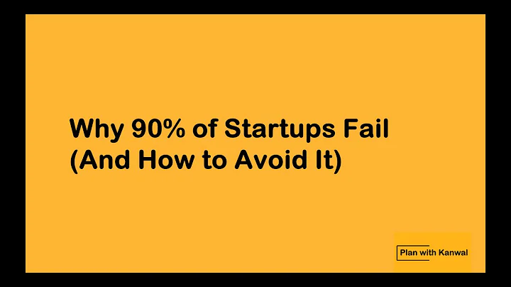 Why 90% of Startups Fail (And How to Avoid it)