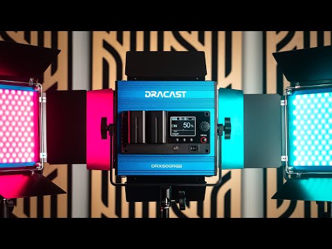 Dracast X Series LED500 Panel Light Review (DRX500RGB)