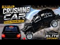 Black Luxury Car Gets CRUSHED!😱 | Ultimate Car  Premium Black SUV Destroyed by Giant Crusher 