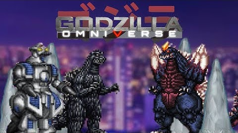Godzilla 90s and Moguera vs SpaceGodzilla (Godzilla Omniverse)