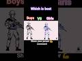 Girls VS Boys challenge my new drawing 🔥🔥
