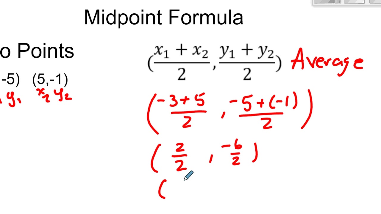 assignment 6 midpoint formula