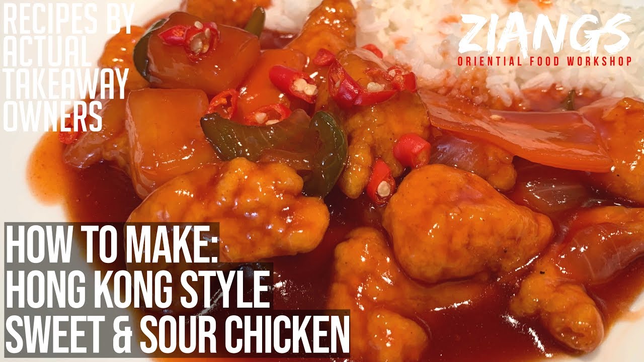 Sweet And Sour Cantonese Style / Hong kong style is like chicken nuggets (battered), with the ...