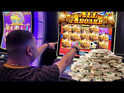 MASSIVE HANDPAY JACKPOT On All Aboard Slot