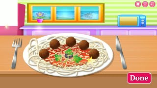 Permainan Anak Masak Masakan - Membuat Pizza Dan Spaghetti - Kids Cooking screenshot 2