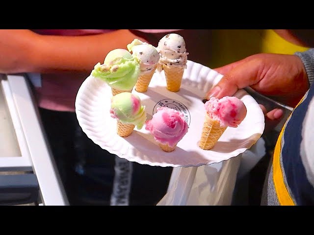 SO TINY!  World's Smallest Ice Cream Cone, Bangkok, Thailand