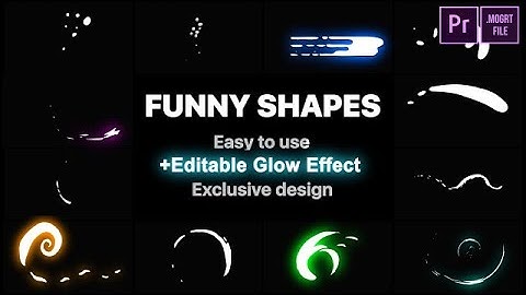 Funny Abstract Shapes Motion Graphics Templates