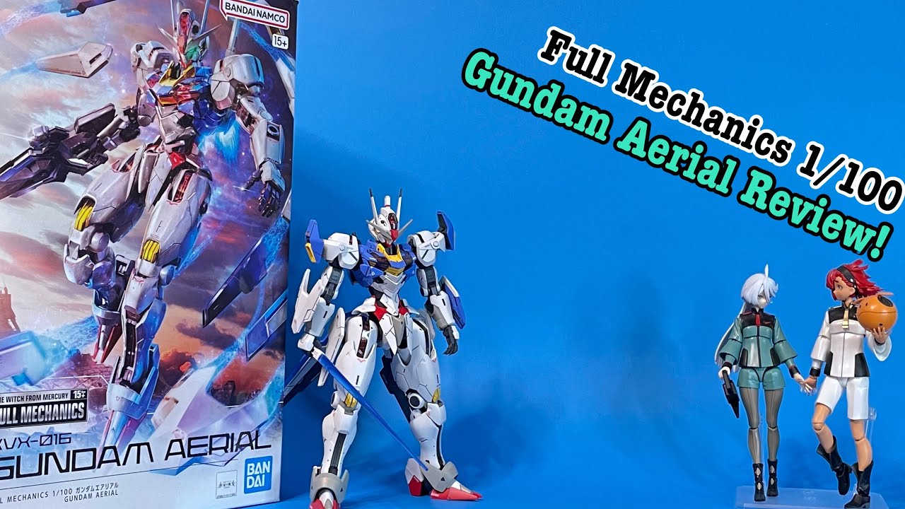 REVIEW] Bandai Spirits Full Mechanics 1/100 Gundam Aerial (EN Sub) 
