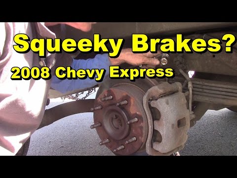 How to install new brakes, 2008 Chevy Express