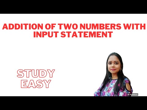 QBasic program of Addition ➕ of two numbers with Input statement! StudyEasy!