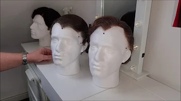 Why did Christopher Reeves have no hair?
