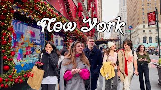 [4K]NYC WalkHolidays in New York City✨Macy’s, Bryant Park & Times Square | Nov 2023