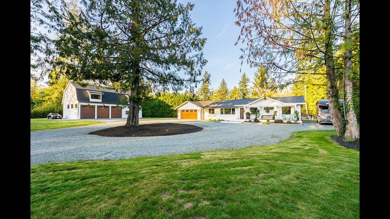 DREAM SHOP! Renovated Rancher in Langley's Salmon River | Property Tour 4650 Martingale Crescent