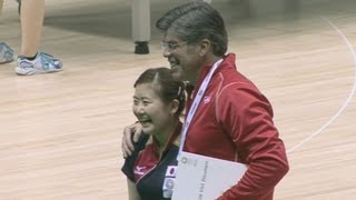 評価委、福原選手と卓球も  東京体育館など視察