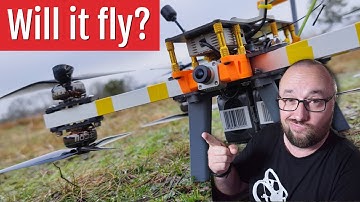 It has 8 motors, but will it fly? Pirx Lifter X8 octocopter cinelifter maiden flight