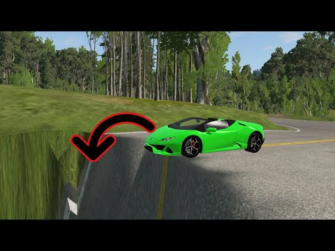 Lamborghini Huracán EVO vs DEEP CANYON 😱 BeamNG.Drive