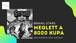 MEGLETT A 8000 KUPAEMZ+116 BRAWL BOX+4 BIG BOX /Brawl Stars/