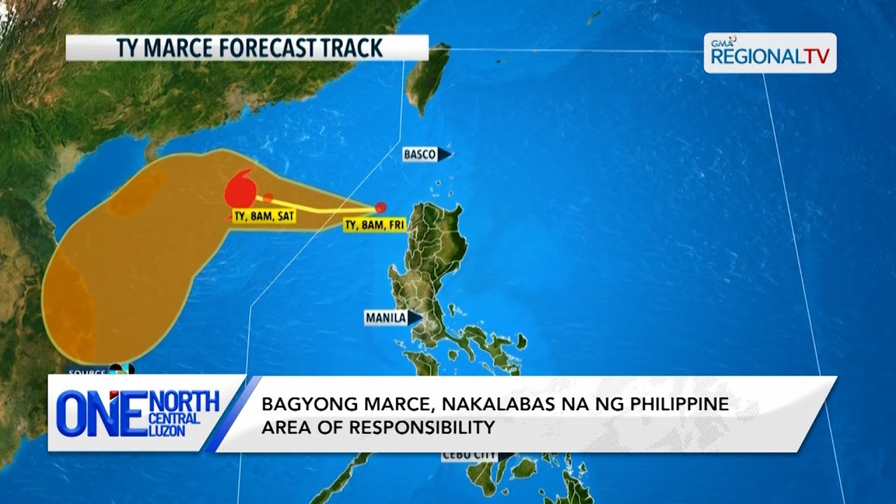 One North Central Luzon: Bagyong Marce, nakalabas na ng PAR