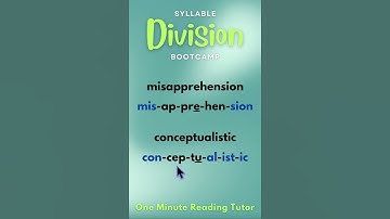 Syllable Division Bootcamp: Syllabication Rules & Examples 45 #syllabledivision #phonics #syllables