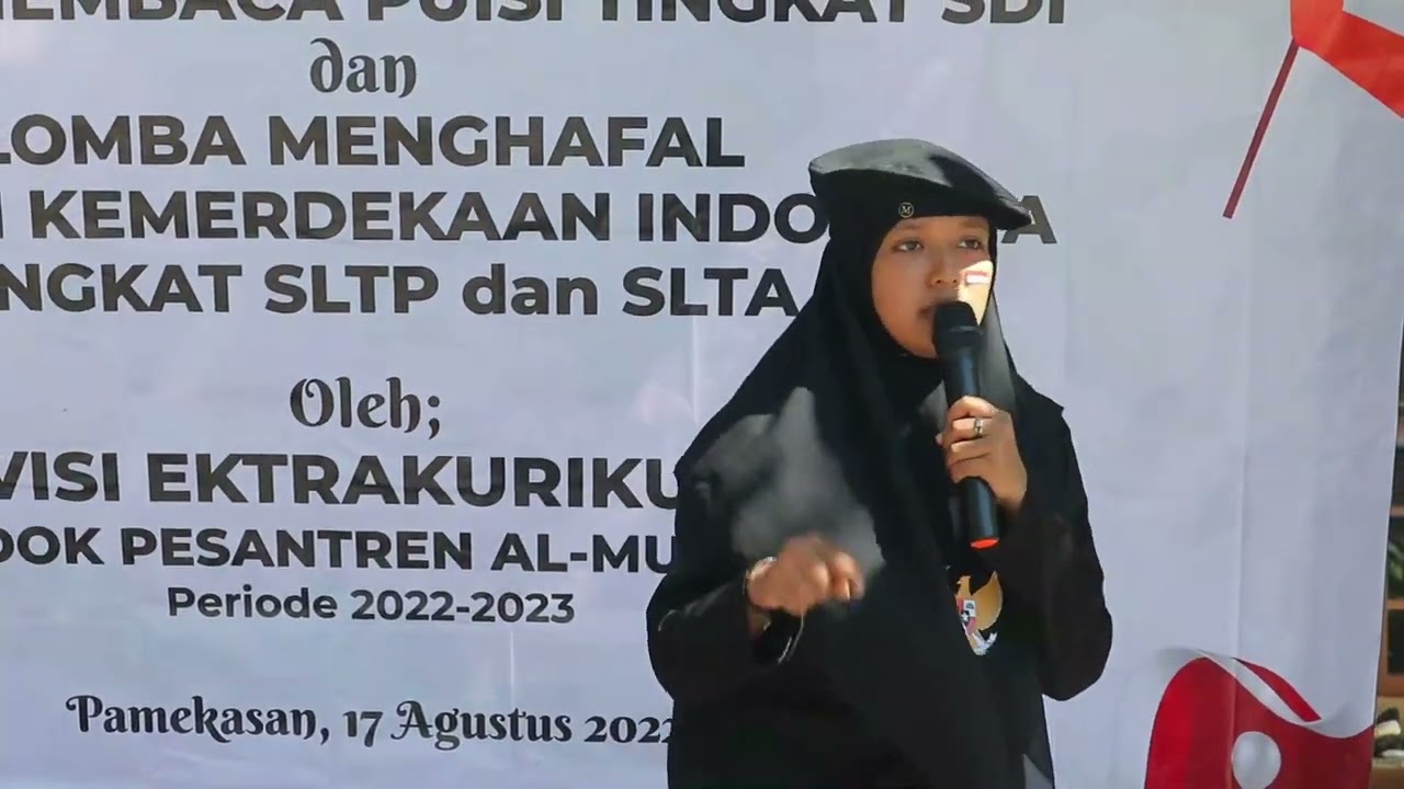 Upacara bendera 17 agustus 2022 PONPES Al-Mujtama' dalam rangka HUT RI ke 77