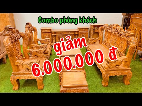 Trực Tiếp Tư Vấn và Báo Giá Đồ Gỗ – Giảm Sốc Combo phòng khách gỗ Gõ Đỏ 100%