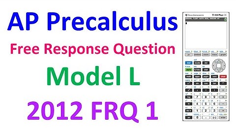 2012 FRQ 1 - Piecewise and Rational Functions (Model L) [AP Precalculus]