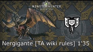 MHWorld: Nergigante Charge Blade Solo [TA Wiki Rules] - 13568