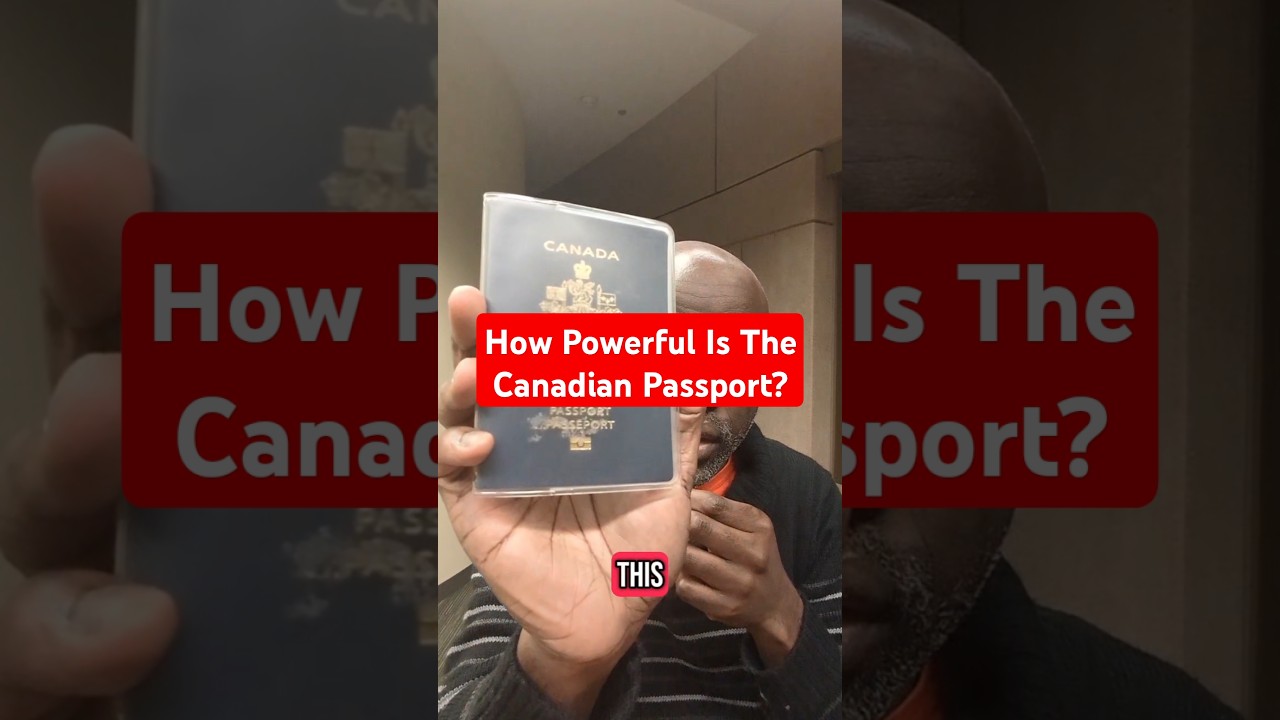 let's talk about the Canadian passport 