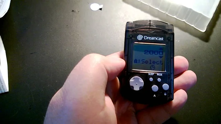 Sega VMU (Visual Memory Unit) unboxing and how to copy game saves