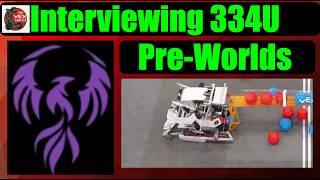 Interviewing 334U Supernova Redeem (Pre-Worlds). VEX V5 Push Back Robotics