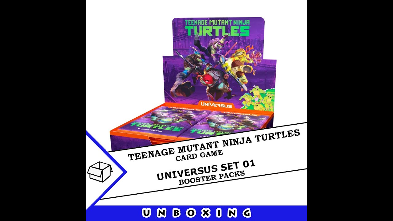 Universus: Teenage Mutant Ninja Turtles - Set 01 booster packs Universus: Teenage Mutant Ninja Turtles - Set 01 booster packs