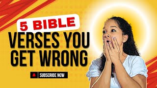Famous 5 Shocking Bible Verses You've Misunderstood Your Whole Life (And What They REALLY Mean) #biblestudy Wealth
