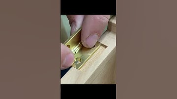 Hinge Installation #woodworking