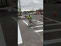 Who let the new guy paint crosswalks ?