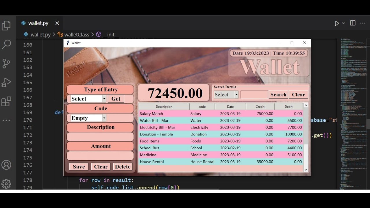 How to make a Wallet App in Python - Demonstration - Sinhala ...