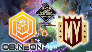 PLAYOFFS STAGE ! OB.NEON vs MY - ASIAN ARENA DOTA 2