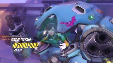 OverWatch - 4 player multikill with DVA