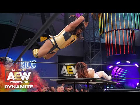 AEW DYNAMITE HOMECOMING | THE AEW WOMENS CHAMPION RIHO GETS THE WIN BUT AT WHAT COST?