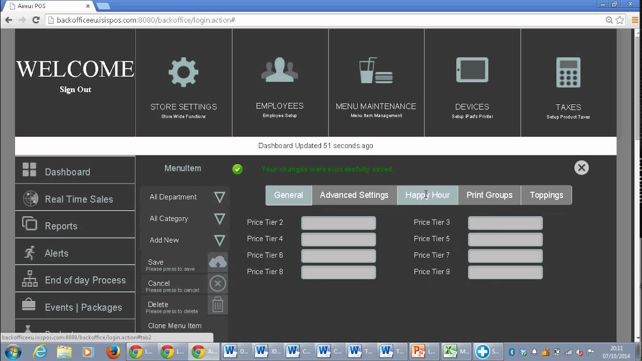 SWS New iPad EPOS Till Cloud Back Office Software
